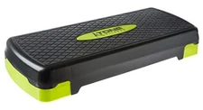 Compact Aerobic Step Platform | Exercise Step Black/Yellow