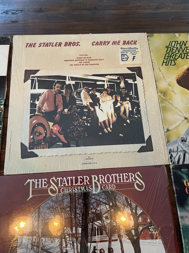 Lot of 10 Vintage Vinyl Record Albums Including John Denver Glenn Campbell - Image 4 of 4