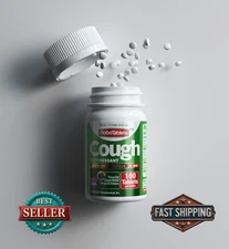Robot Cough Suppressant 100 Tablets 30mg Dextromethorphan