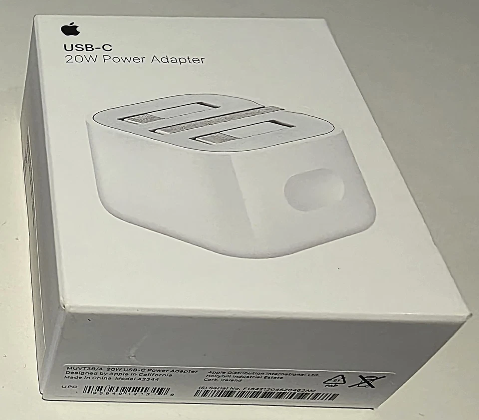 Apple Genuine 20W USB Type-C PD UK Power Adapter Plug Fast Charger - Image 3 of 4