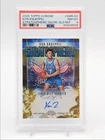 KON KNUEPPEL 2025-26 TOPPS CHROME STRATOSPHERIC ROOKIE GOLD AUTO /50 PSA 8 Q0902