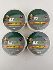 Duck 242708 EZ Tear Reinforced Clear Packing Tape 1.88 in. x 25 yd. - Lot of 4