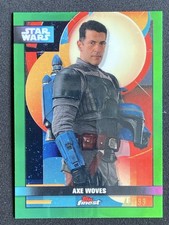 Axe Woves 2025 Topps Finest Star Wars Smugglers Outpost Green /99 #F-42