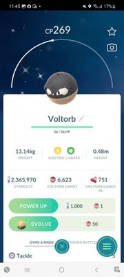 Pokemon Go Shiny Voltorb 