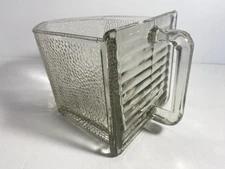 Rare  Antique Vintage LRG Gerrix Glass Dry Scoop for Hoosier Cabinet ~ ORIGINAL