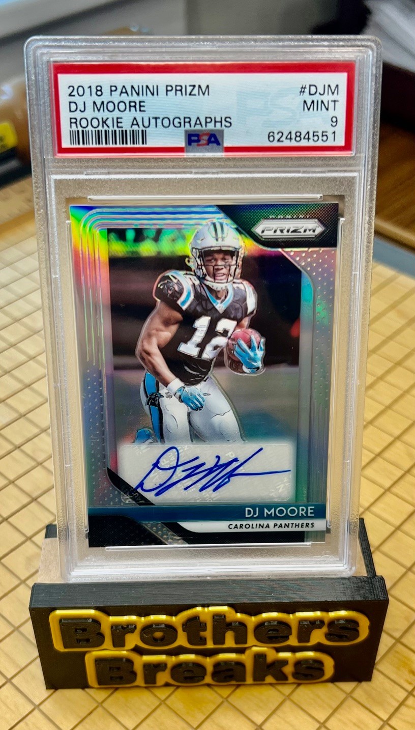 2018 Panini Prizm - Rookie Autographs D.J. Moore #RA-DJM (RC)