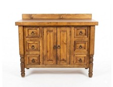 Cortez Rustic Bathroom Vanity Single Sink