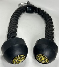 Gold’s GymTricep Cuerda Tirar Presionar hacia abajo Push Pull Gimnasio Lat Bar Cable Negro