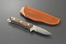 Kanetsune Seki Japan KB-269 Seseragi 2 Drop Damascus Blue Steel 70mm Field Knife