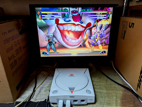 SEGA Dreamcast Console 2 Controller Visual Memory Marvel vs Capcom 2 Japan