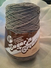 Lily Sugar N Cream 100% Cotton  14oz Yarn Cone "Overcast" New