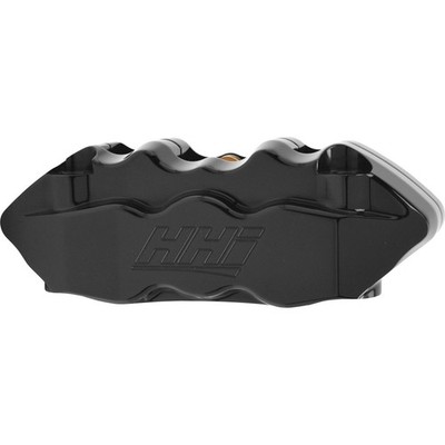 Hawg Halter 6 Piston Front Radial Mount Caliper - Right - Black RHRMAB6108