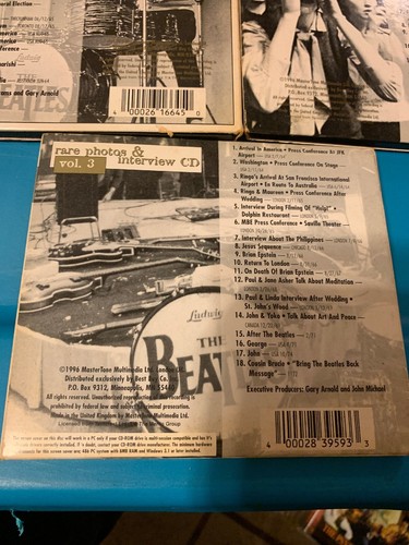 The Beatles Rare Photos & Interview CDs Vol 1-3 Limited Edition With Booklet - Picture 9 of 9