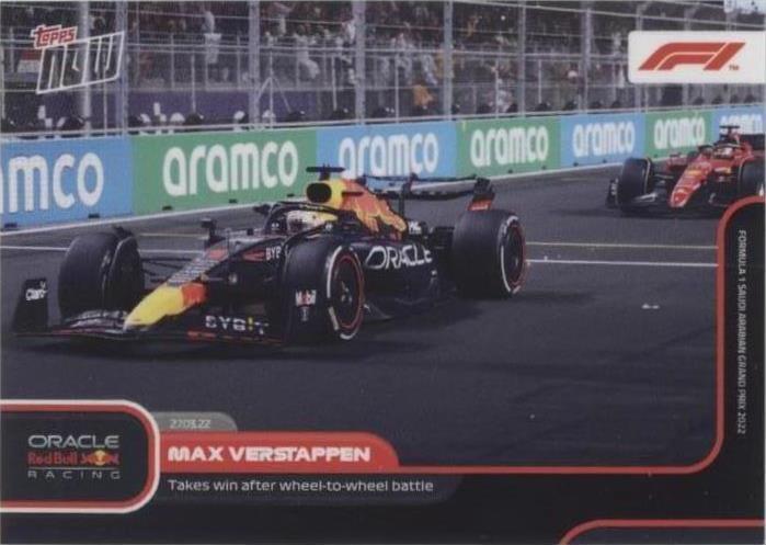 2022 Topps Now F1 - Max Verstappen #006 - 1 of 1