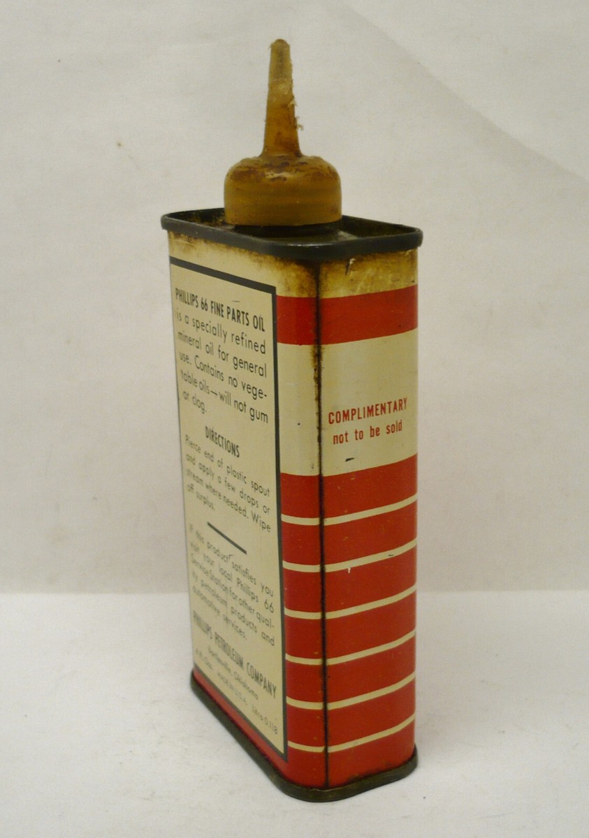 Vintageオイル缶　 クエーカーステート　 フィリップス66 ヴィンテージ Phillips 66 オイル缶 - アンティーク、ビンテージ