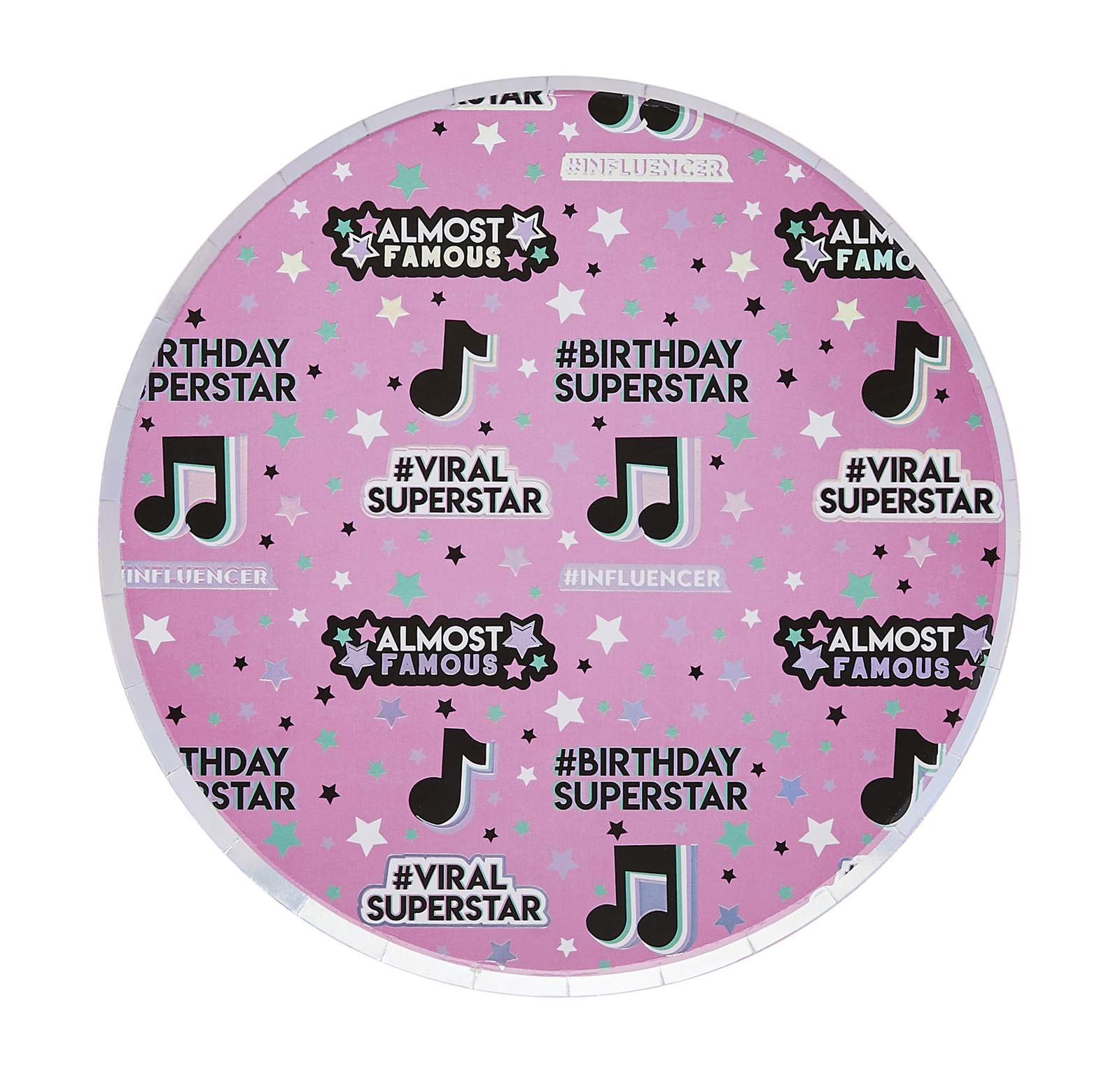 Music Dance Party Plates Influencer Media Disco Singing Notes Internet Famous