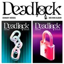 XDINARY HEROES [DEADLOCK] Album 2 Ver SET/ 2CD+2 Foto Buch+6 Karte+2 Hanger