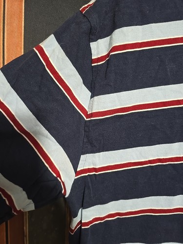 Brooks Brothers Polo Shirt Men's L Short Sleeve Embroidered Logo Red White Blue - Picture 3 of 10