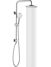 Rain shower head & height adjustable handheld shower head Set BSB2510-01