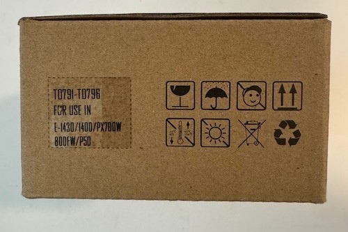 Epson T0791-T0796 Refillable Ink Cartridges 1400 Artisan 1430 Ships FREE in USA - Afbeelding 7 van 9