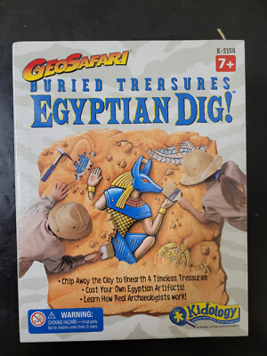 Educational Insights Buried Treasure Egyptian Dig Vintage Toy For Kids NIB