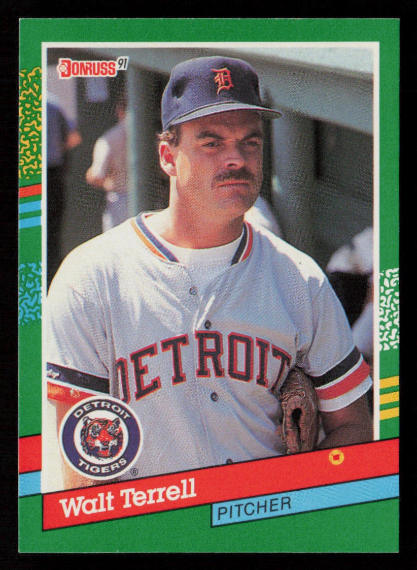 Walt Terrell trading card