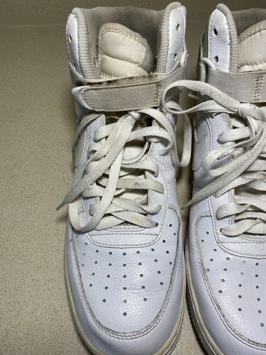 Nike Air Force 1 High Top Mens 10.5 White 315121-115 - Picture 6 of 19