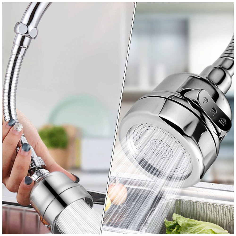 2Pcs Kitchen Tap Head Kitchen Replacement Part Tap Extender Water