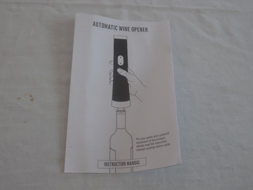 Studio Mercantile Single Button Control Electric Wine Opener with Foil Cutter - Picture 7 of 7