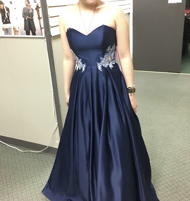strapless open back dress Morilee Strapless Cut Out Prom Dress 49063