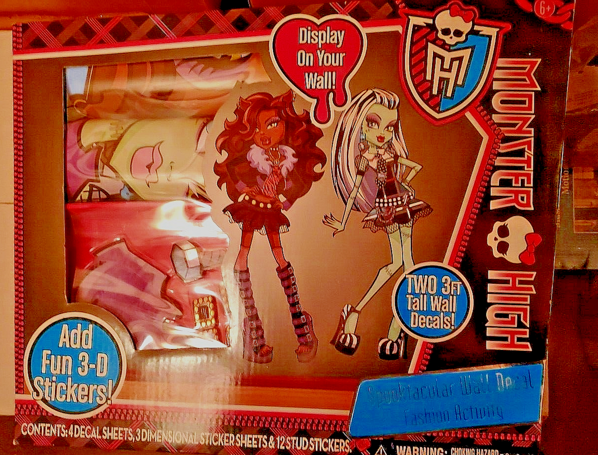 Monster High モンスターハイ ウォールステッカー モンスターハイ ステッカー 50枚セット PVC 防水 Monster Highの