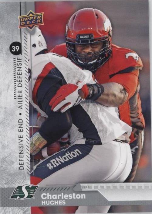 2018 Upper Deck CFL Charleston Hughes #153 - 1 of 2