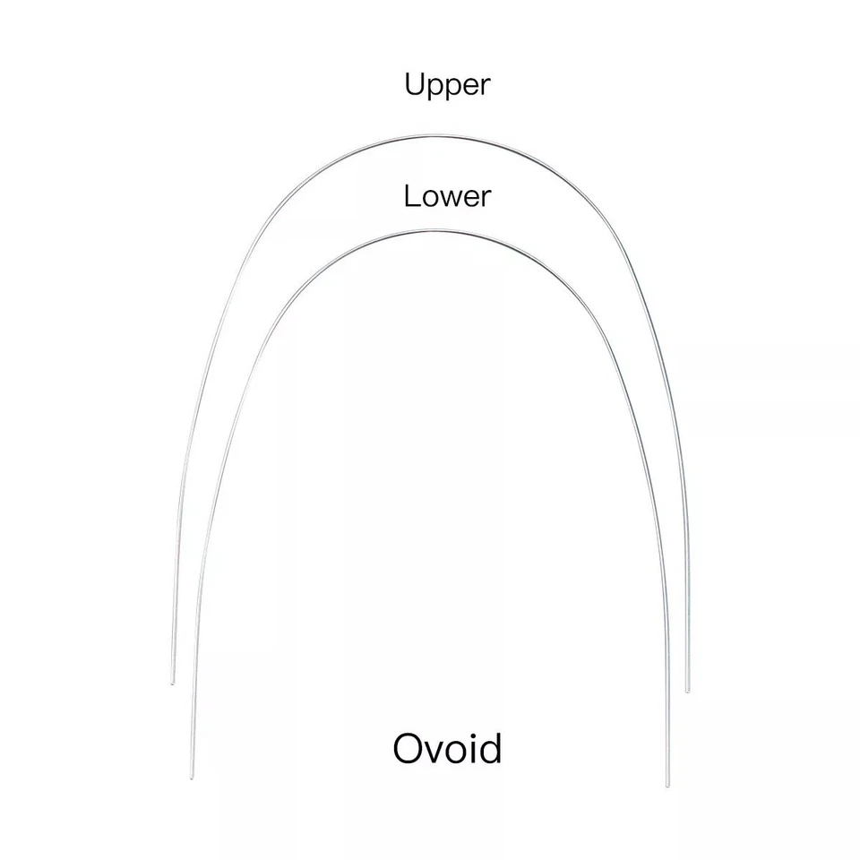 Alambre de arco redondo Niti súper elástico para ortodoncia dental natural 14/12/16/18/20 Foto 2 de 4