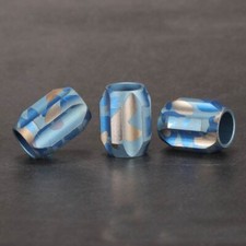 EDC Titanium Alloy Parachute Cord Lanyard Pendant DIY Bead Keychain Necklace