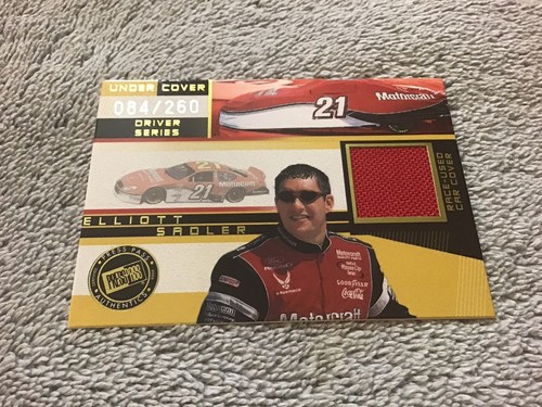 2002 Eclipse ELLIOTT SADLER #21 Motorcraft Under Cover Race Cover GOLD #/250 - Picture 2 of 5