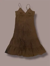 Y2K Massimo Dark Chocolate Brown Dress Size Small
