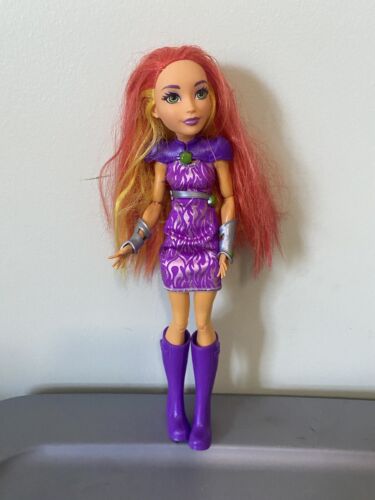 DC Comics Super Hero Girls STARFIRE 12" Inch Doll Action Figure Bendable Joints - Picture 1 of 6
