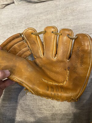 Vintage Rare Jana 1800 Baseball Glove RHT Leather Mid Century Era