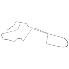 Classic Tube Fuel Line Pump To Tank Stainless Steel Mustang 6-Cylinder 1965-1966