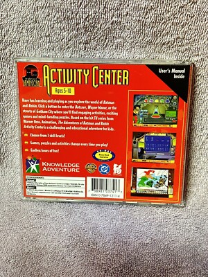 PCゲーム キッズ・ボックス Windows Mac CD-ROM 中ザワヒデキ Batman & Robin Activity Center CD-ROM (Windows, Mac) Rare OOP | eBay