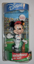 VTG, MLB CLE INDIANS "MICKEY At BAT," Hand-Painted, Bobblehead Doll, New/Sealed