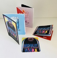 SAMMLUNGSAUFL&Ouml;SUNG !!! ABSOLUT Vodka WARHOL 2 x BOOKLET + 1 x COASTER ** NEU **