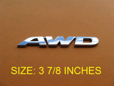 FORD KIA HYUNDAI TOYOTA HONDA SUZUKI AWD CHROME EMBLEM LOGO BADGE SIGN ...