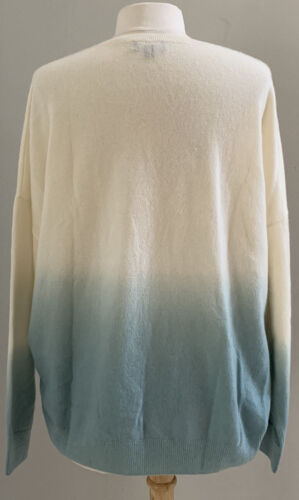 REPEAT Damengröße 42 Large 100 % Kaschmir Oversize Ombré Pullover gebraucht, in einwandfreiem Zustand - Bild 2 von 5
