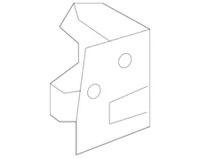 GM OEM 89-14 Aurora Rear Door Lock Hardware-Lower Hinge 20876300