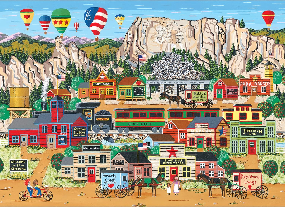 Cra-Z-Art - Roseart - Home Country- Mount Rushmore - 1000 Cra-Z-Art - Roseart - Home Country- Mount Rushmore - 1000