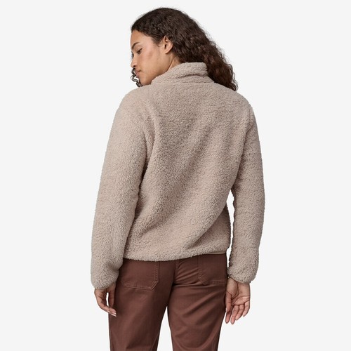 PATAGONIA DONNA LOS GATOS 1/4 ZIP PILE SHROOM TAUPE INDOSSATO USURA 25235~GRANDE - Foto 3 di 6