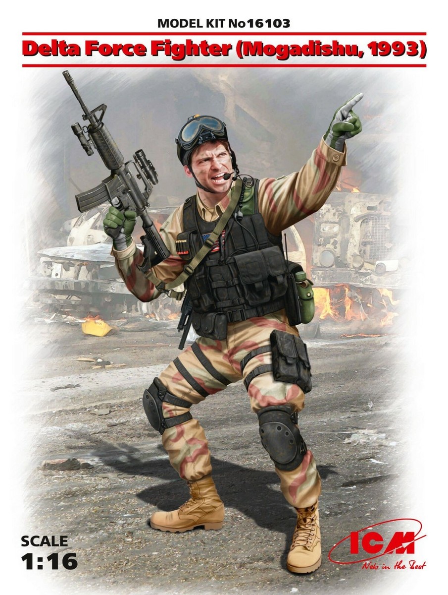 Delta Force Fighter (Mogadishu, 1993) Plastic Model Kit 1/16