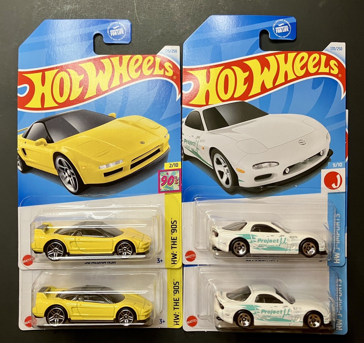 2024 Hot Wheels Cars ミニカーセット Hot Wheels 2024 JDM Lot Of 2 95 Mazda RX7 Project U & 2 90