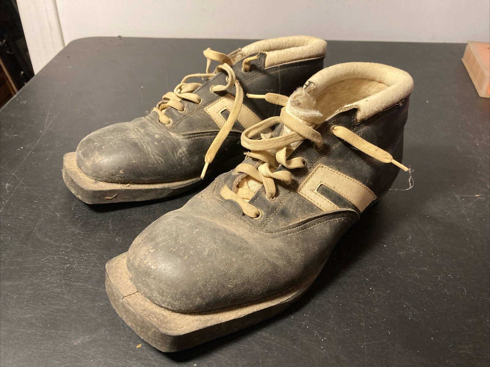 SALOMON Scarpe da cross alpino vintage Alfa in pelle. 38